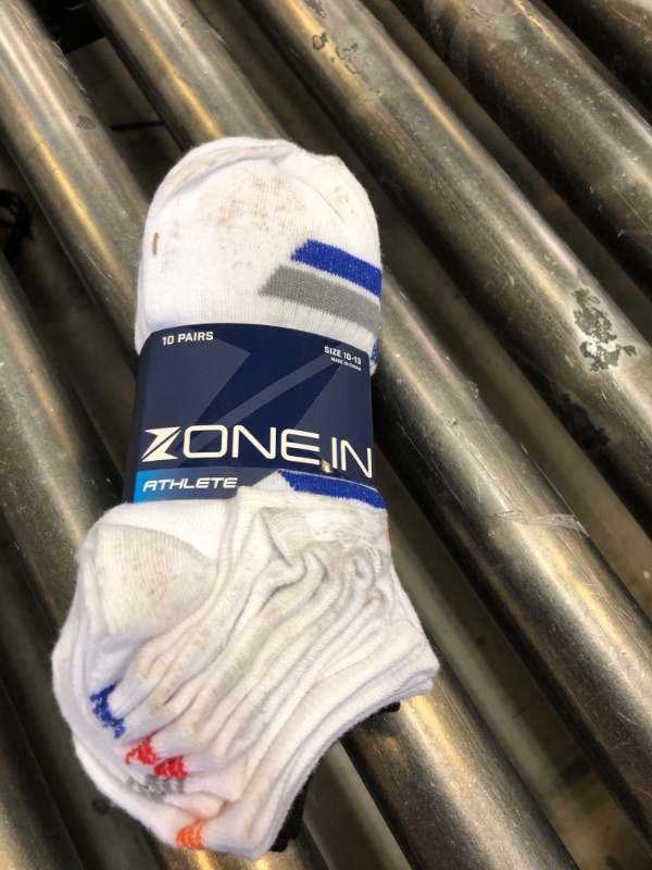 Photo 1 of Zone In Socks, Size 10-13, 10 Pairs 