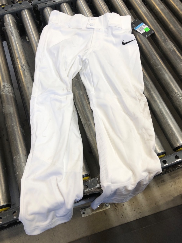 Photo 1 of Nike Baseball Pants, White, Boys M