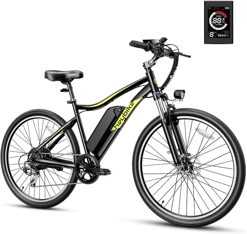 Photo 1 of Heybike Race Max Electric Bike for Adults with 750W Peak Motor, 28mph Max Speed, 600WH Removable Battery Ebike, 27.5" Electric Mountain Bike with 7-Speed and Front Suspension
