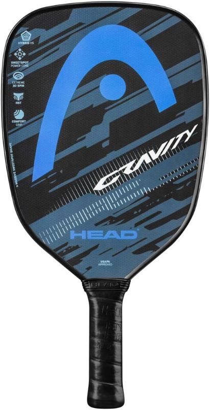 Photo 1 of HEAD Graphite Pickleball Paddle - Gravity Paddle with Sweetspot Power Core & Comfort Grip
