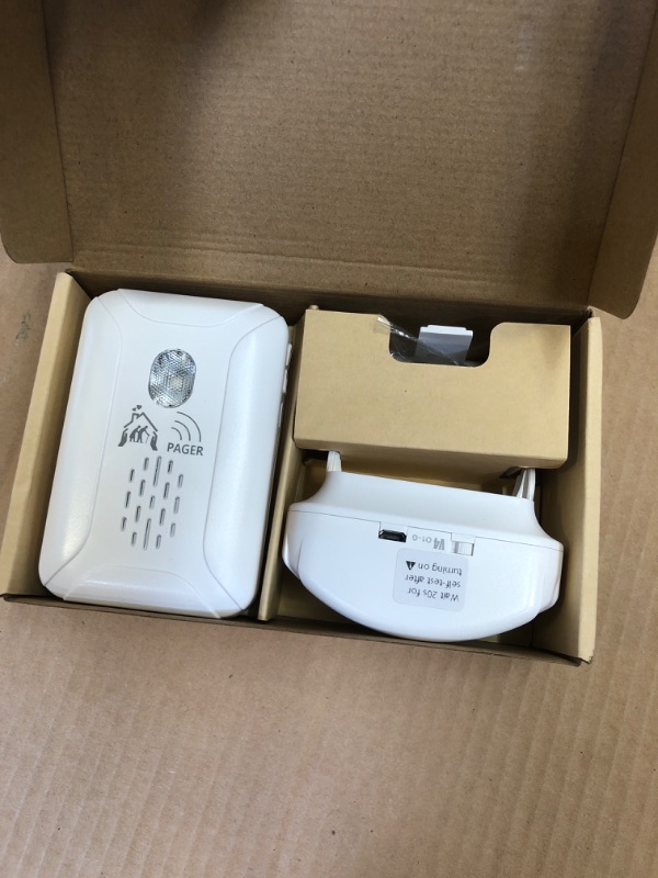 Photo 2 of Upgraded Version Bed Sensor Alarm and Fall Prevention for Elderly/Dementia and More,Caregiver Pager Motion Sensor Alarm with 5 Volume Level(1 Caregiver Pager+1 Sensor)