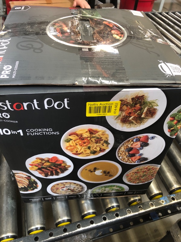Photo 3 of Instant Pot Pro 10-in-1 Pressure Cooker, Slow Cooker, Rice/Grain Cooker, Steamer, Sauté, Sous Vide, Yogurt Maker, Sterilizer, and Warmer, Includes App With Over 800 Recipes, Black, 8 Quart 8QT Pro