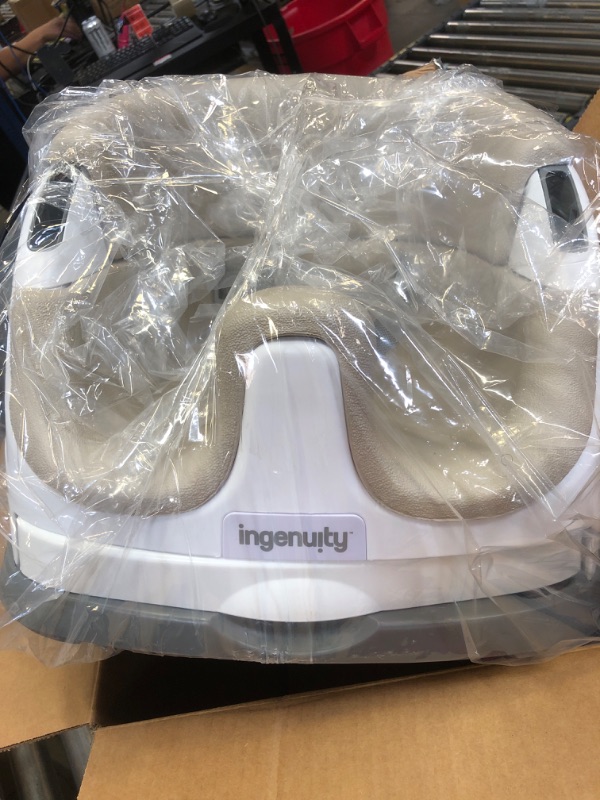 Photo 1 of Ingenuity Baby Base 2-in-1 Booster Feeding and Floor Seat with Self-Storing Tray - Cashmere
