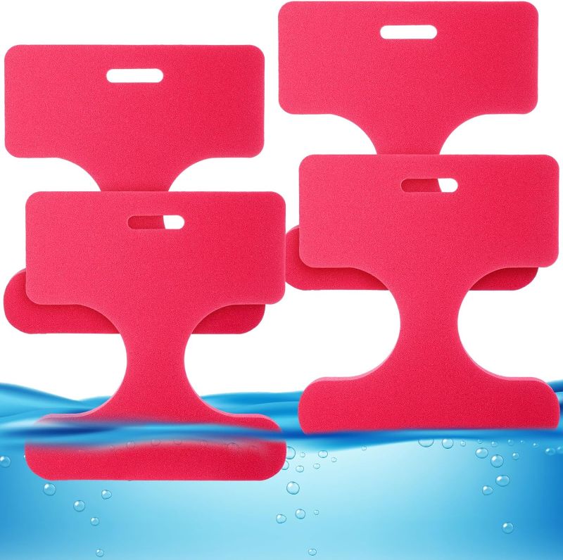 Photo 1 of 4 Pcs Foam Water Saddle Floats Comfortable Ultra Buoyant Pool Seat Lake Floats Double Layer Thickened Foam Pool Float for Summer Boys and Girls Rivers Water Parks Beach
