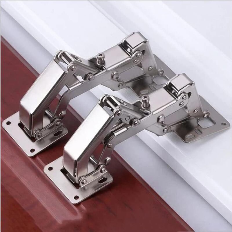 Photo 1 of 175 Degree Hidden Hinges Frameless Cabinet Hinges Hydraulically Adjustable Mount Soft Close, Full Cover
