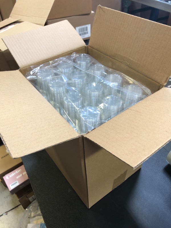 Photo 1 of 3unshine Mini Cupcake Containers - 12 Count Cupcake Boxes with 360 Cupcake Liners and 30 forks - Perfect for Kids, Students, and Adults! Mini 12 Count (30 Pack with Liners & Fork)