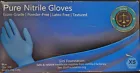 Photo 1 of Exam Grade Powder-Free Latex-free Textured Blue Nitrile Gloves XSmall Qty 100
