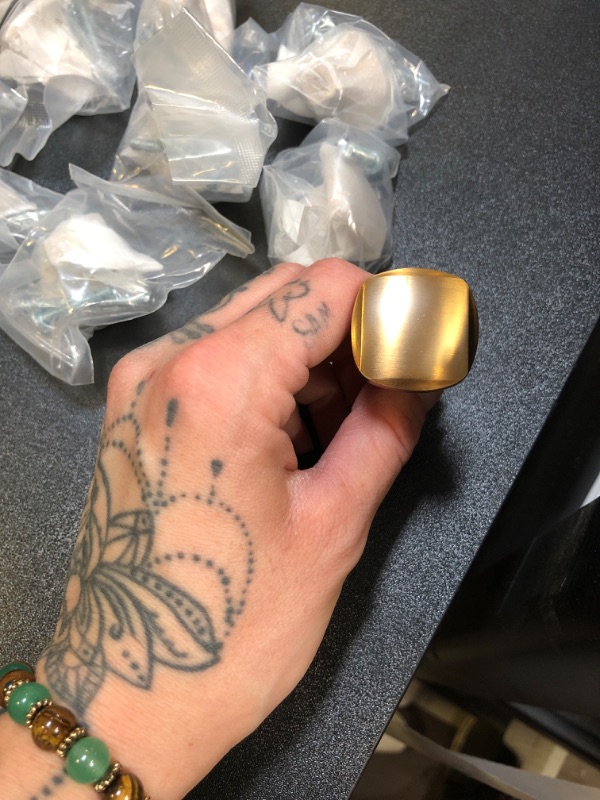 Photo 2 of 10 pc gold knobs