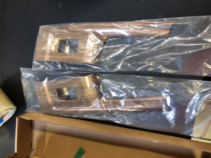Photo 1 of RT-TCZ for Silverado Power Window Switch Panel Trim for Chevy Silverado 2019-2021 for GMC Sierra 2019-2022 Wood Grain Interior Accessories 2pcs(Only for Double Cab) Wood Grain 19-21