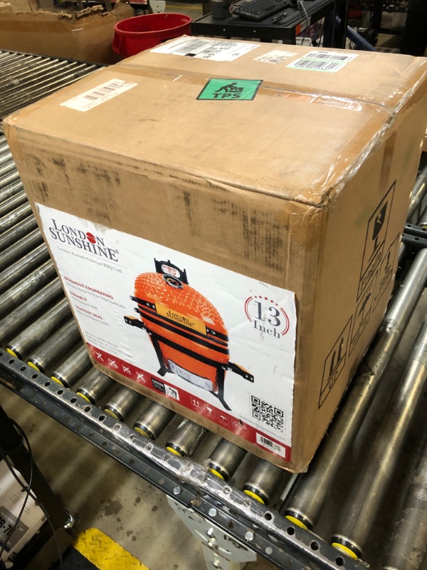 Photo 2 of Ceramic Charcoal BBQ Kamado Grill Smoker - Portable Tabletop Cadet Series -Orange
UNOPENED BOX 