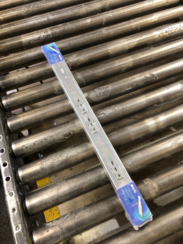 Photo 1 of 1 Pair Full Extension Ball Bearing Drawer Slides 22 Inch 100 LB Load Capacity Side Mount File Cabinet Rails Dresser Metal Runner Trash Can Kitchen Slider Glide Silver
MISSING SCREWS