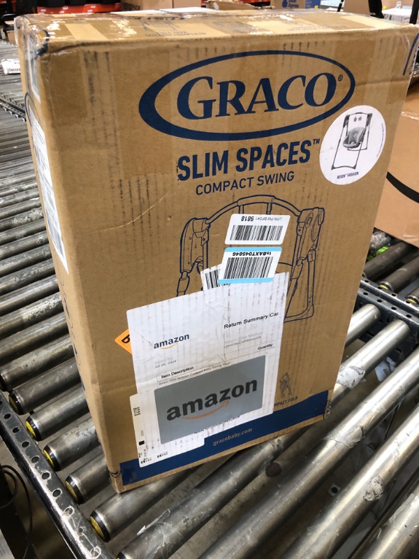Photo 1 of Graco Slim Spaces Compact Baby Swing, Reign
