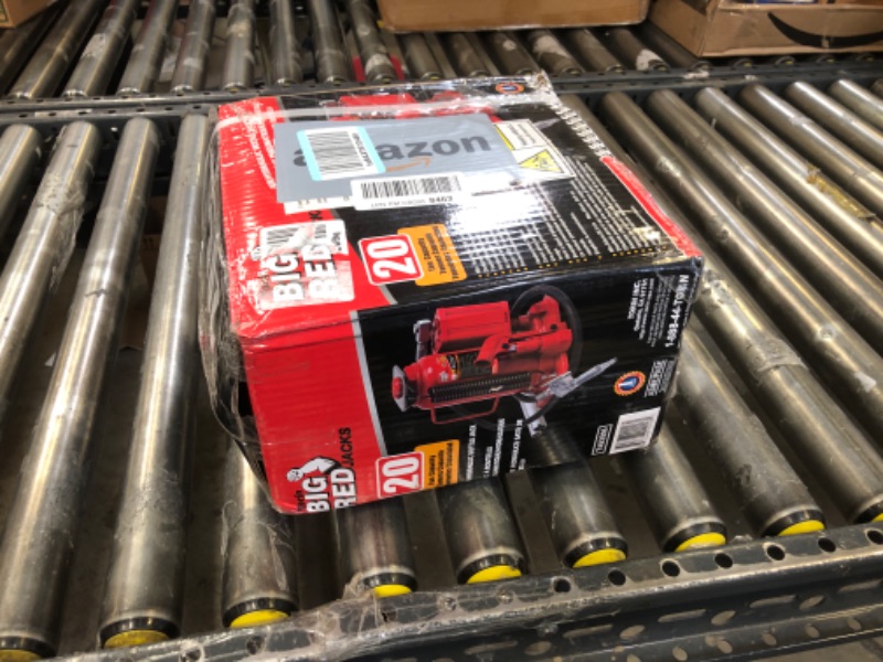 Photo 1 of BIG RED 20 Ton Hydraulic Aluminum Alloy Pump/Pneumatic Quick Lift Welded Car Bottle Jack, Longer Lifespan, Ideal for Car, Pickup, Truck, SUV, Industrial Engineering
OPEN BOX ITEM 
