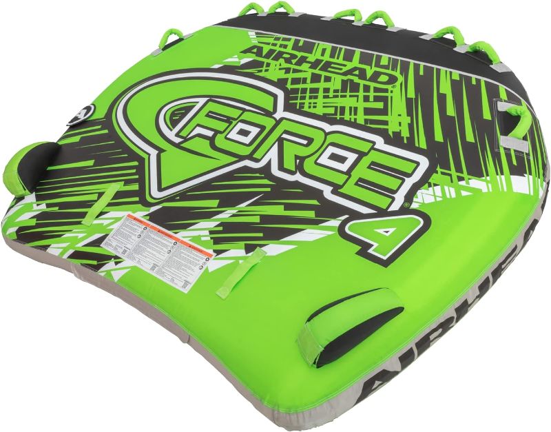 Photo 1 of Airhead G-Force Inflatable Towable Tube | 2-4 Rider Models | Dual Tow Points | Full Nylon Cover | Kwik-Connect | Patented Speed Valve | Boat Tubes and Towables
OPEN BOX 

