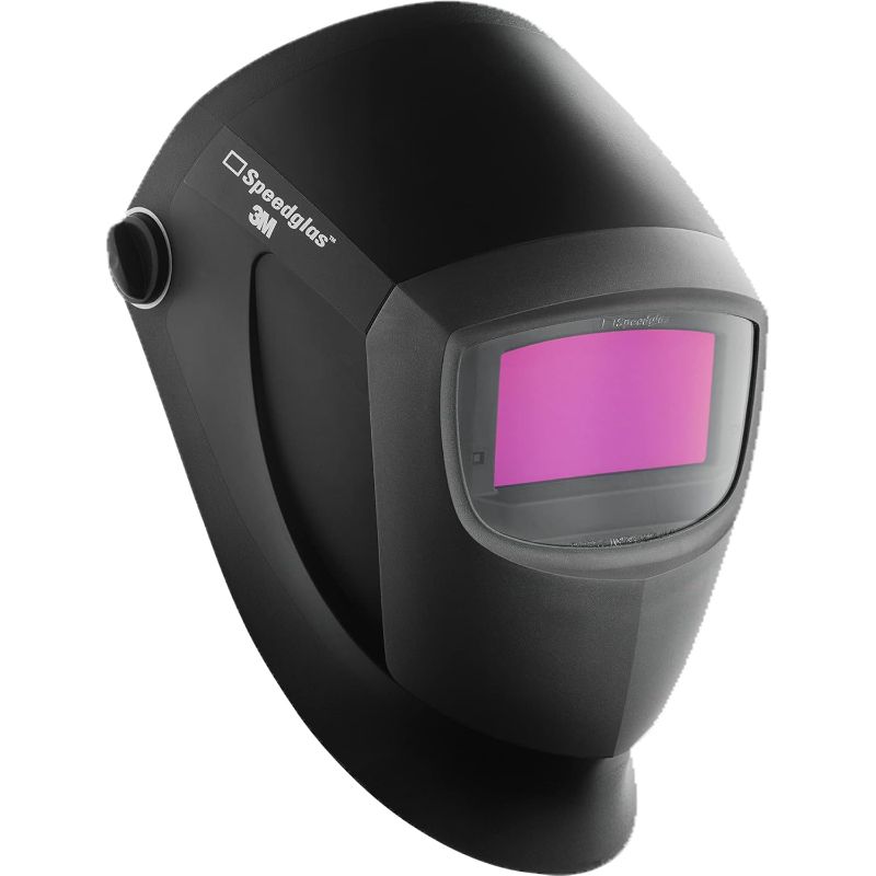 Photo 1 of 3M Speedglas Welding Helmet 9002NC, 04-0100-20NC, with Natural Color Technology Auto Darkening Filter for MMAW TIG MIG Welding Helmet,black/Silver
