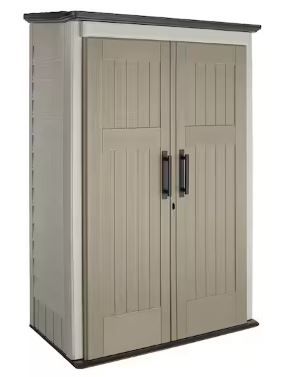 Photo 1 of Big Max 2 ft. 6 in. x 4 ft. 3 in. Large Vertical Resin Storage Shed
