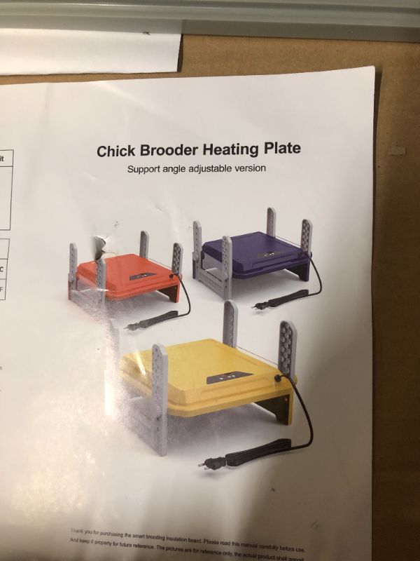 Photo 1 of Chick Brooder Heating Plate 