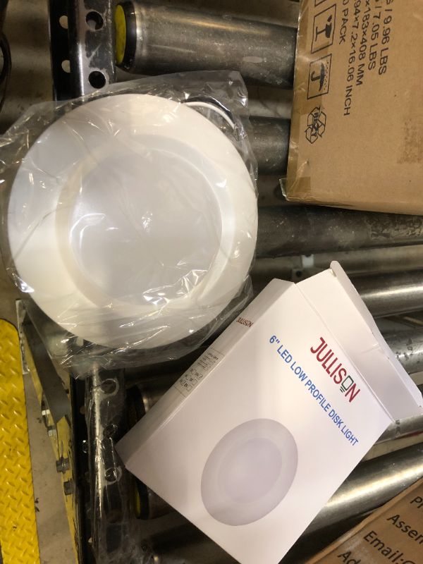 Photo 2 of 6 Inch LED Low Profile Recessed & Surface Mount Disk Light, Round, 15W, 900 Lumens, 5000K Day Light White, CRI80, Driverless Design, Dimmable, ETL Listed, White 5000K Daylight White 