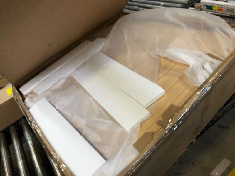 Photo 1 of Plank+Beam Modern Square Corner Table, 32", Slim Side Table for Living Room, Mini End Table for Small Spaces, Bedside Night Stand, Blonde Wirebrush Blonde Wirebrush 32 Inch Square Table