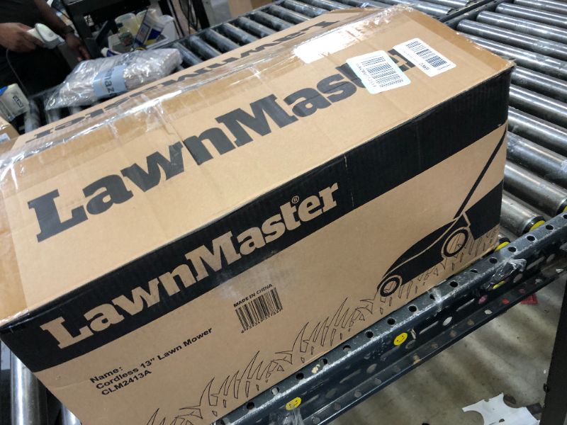 Photo 4 of LawnMaster CLM2413A Cordless 13-Inch Lawn Mower 24V Max with 2X4.0Ah Battery and a Charger
