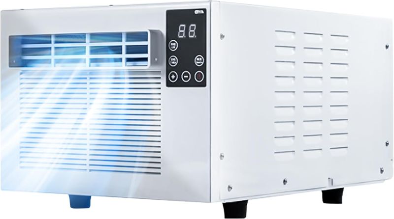 Photo 1 of Portable mini air conditioner without external unit,compact size Dehumidifier,indoor/outdoor design,for bedroom,kitchen,rental home,dormitory,mosquito net use,low power consumption of 0.5HP
