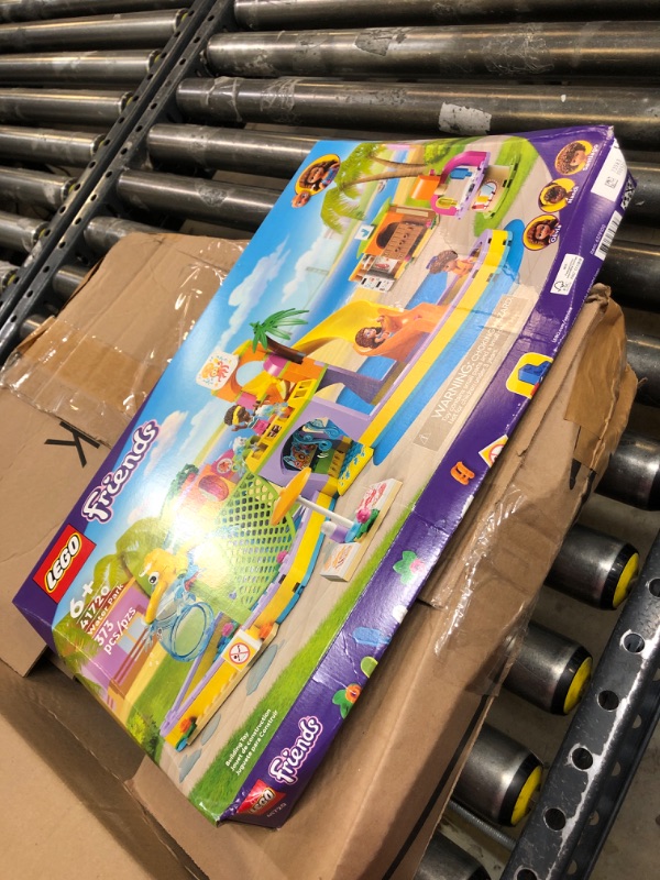 Photo 2 of LEGO Friends Water Park Toy Building Set 41720 Pretend Play Kit with Swimming Pool Slides, Water Canons, and Two Mini-Dolls, Heartlake City Toy, Birthday Gift Idea for Kids Boys Girls Ages 6+ Years Standard Packaging