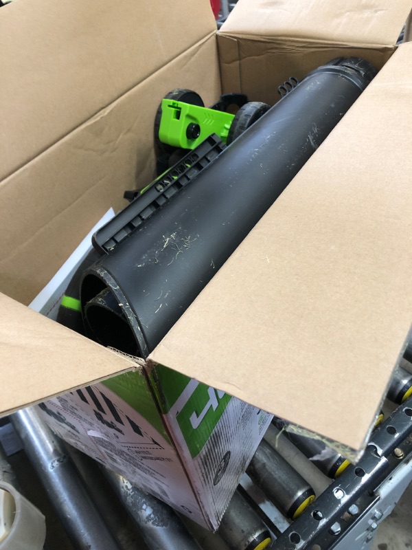 Photo 2 of Greenworks 40V (230 MPH / 505 CFM / 75+ Compatible Tools) Cordless Brushless Leaf Blower / Vacuum, 5.0Ah Battery and Charger Included Blower / Vac (230 MPH) 5.0Ah