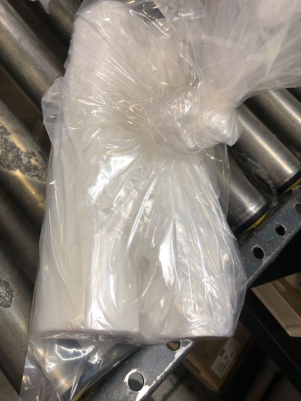 Photo 2 of 50ct--40-45 Gallon Clear Trash Can Liners - 40" x 48" – High Density Garbage Bags