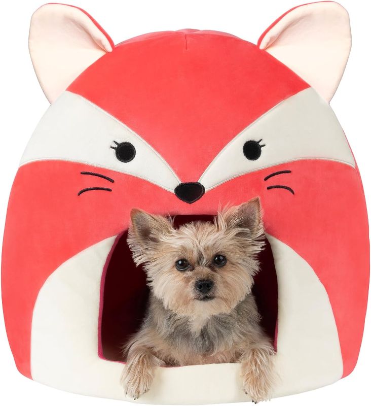 Photo 1 of Squishmallows Original 16-Inch Fifi The Fox Pet Cave - Ultrasoft Official Jazwares Pet Bed for Dogs and Cats