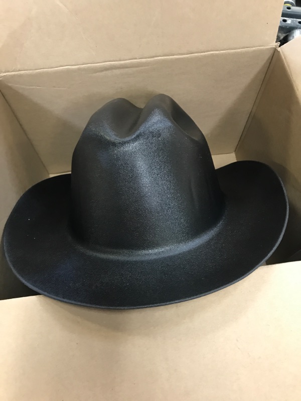 Photo 1 of  cowboy hard hat - black 
