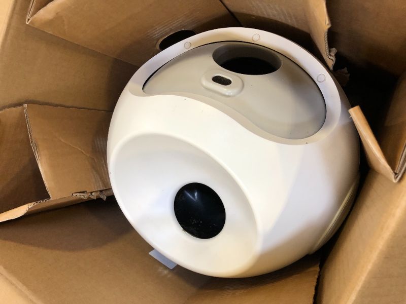 Photo 1 of PetSafe Automatic Tennis Ball Launcher – Interactive Dog Thrower Adjustable Range Motion Sensor Indoor & Outdoor Toy A/C Power or Batteries Fetch Machine for Small to Large Dogs ,WHITE  Automatic Ball Launcher