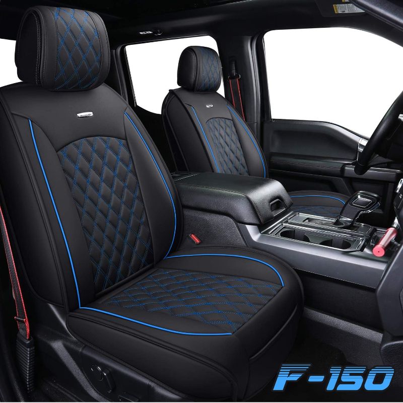 Photo 1 of Aierxuan Car Seat Covers Full Set with Waterproof Leather, Automotive Vehicle Cushion Cover for Car