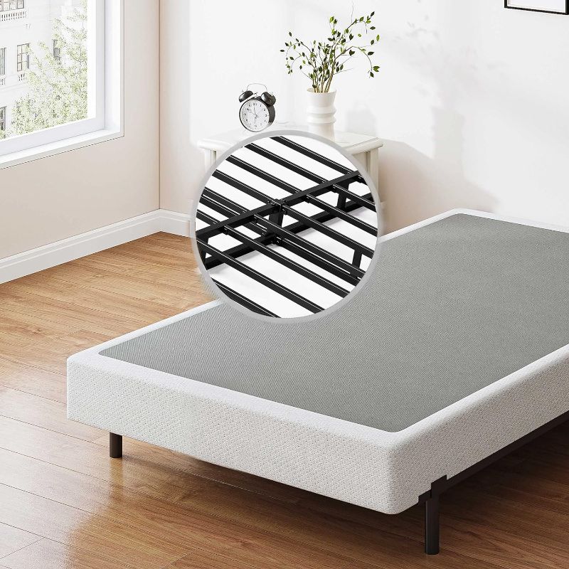 Photo 1 of Box Spring Twin?9 Inch Metal Box-Spring Only, Mattress Foundation, Heavy Duty Structure with Fabric Cover, Noise Free, Non-Slip, Easy Assembly
