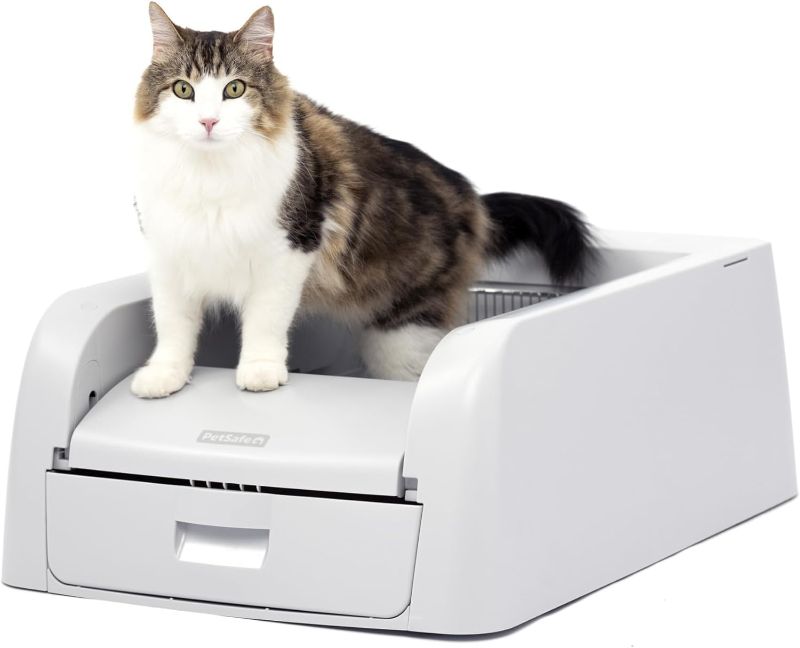 Photo 1 of PetSafe ScoopFree Clumping Self-Cleaning Litter Box for Clumping Litter – Superior Odor Control – Never Scoop Litter Again – for Single and Multi-Cat Households
