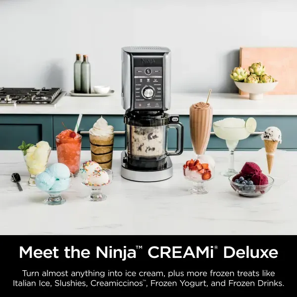 Photo 1 of Ninja® CREAMi® Deluxe 11-in-1 Ice Cream and Frozen Treat Maker with 2 Extra Pints