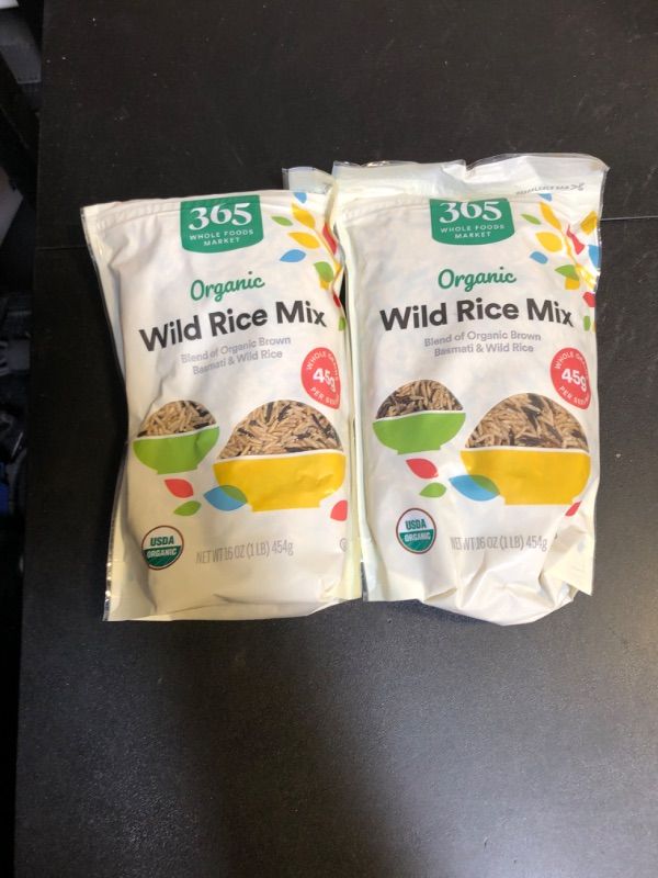 Photo 2 of 365 by Whole Foods Market, Rice Wild Mix Organic, 16 Ounce 2 PACK 
EXP MARCH 1 2025