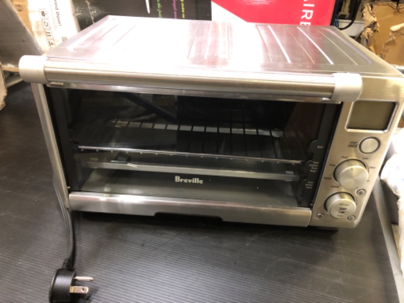 Photo 1 of Breville Compact Countertop Smart Toaster Oven Brushed Stainless Steel