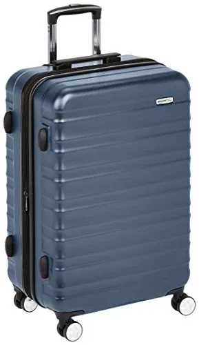 Photo 1 of AMAZONBASICS PREMIUM HARDSIDE SPINNER LUGGAGE WITH BUILT-IN TSA LOCK - 24-INCH, NAVY BLUE