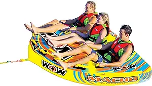 Photo 1 of Wow Sports – Macho Combo Towable Tube for Boating – Multiple Riding Positions – 1-3 Person 510 lbs Capacity - Inflatable Boat Tube - Youth & Adults
Visit the WOW Sports Store
