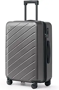 Photo 1 of AnyZip Luggage Suitcases with Spinner Wheels PC+ABS Hardshell TSA Lock Checked Luggage 20Inch Darkgray