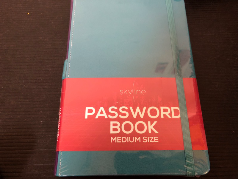 Photo 1 of  PASSWORD BOOK MEDIUM SIZE
