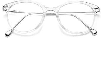 Photo 1 of COASION Vintage Round Clear Glasses Non-Prescription Eyeglasses Frames for Women Men
