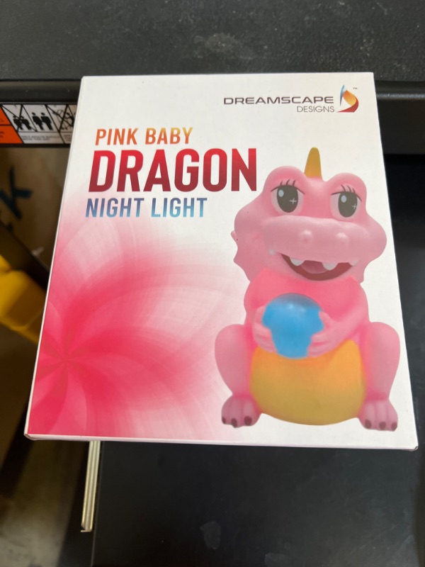 Photo 2 of Baby Dragon Nightlight: 7 Colors, Touch or Remote Control, Durable Nursery Light for Baby and Toddler - Perfect Animal Night Light for Girls and Boys.