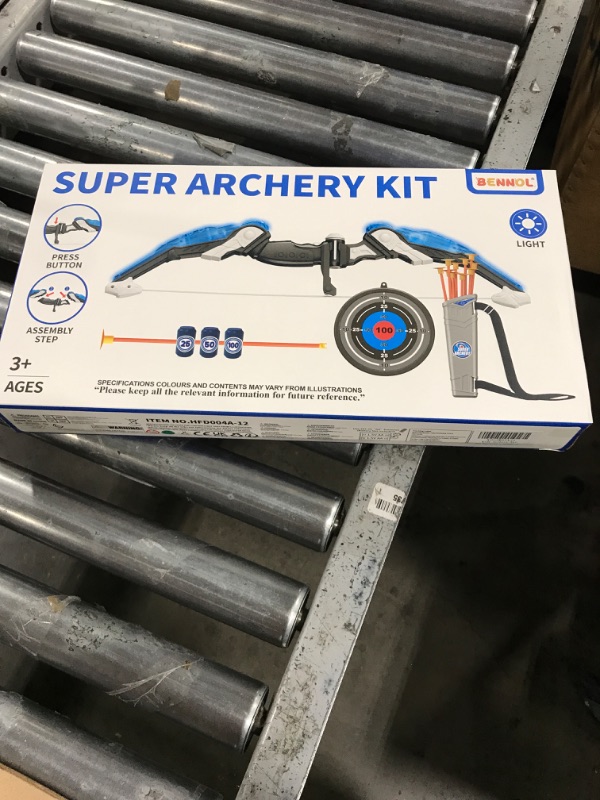 Photo 1 of Bennol Bow and Arrow for Kids 4-8 8-12, Kids Archery Set Toys for Kids Boys 6-8 8-12, Indoor Outdoor Toys for 3 4 5 6 7 8 9 10 11 12 Year Old Boys 004A-11