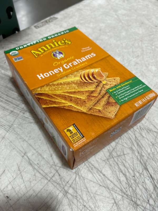 Photo 2 of Annies Homegrown Organic Honey Graham Cracker, 14.4 Ounce