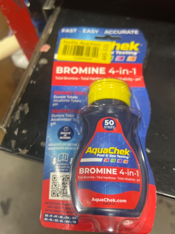 Photo 1 of AquaChek Red - 50 Bromine Test Strips