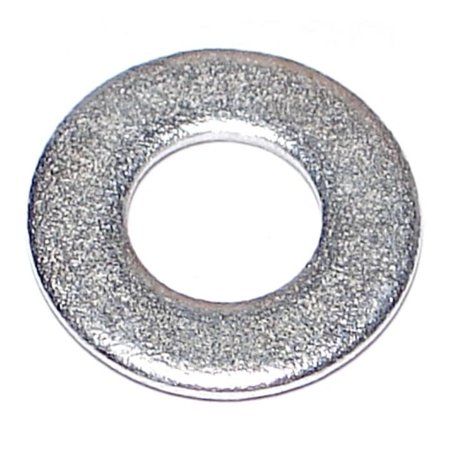 Photo 1 of 1/2 X 17/32 X 1-1/16 Zinc Plated Grade 2 Steel SAE Flat Washers FLWSRS-190
