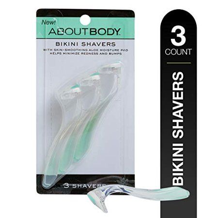 Photo 1 of 3 pack Kai About Body Bikini Shavers - Gentle Razors for Shaving Metallic
