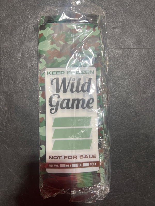 Photo 2 of (1 LB, 150-Pack, 10.5" x 4.25") Wild Game Bags for Freezer Storage Polyethylene Meat Bag for Ground Meat Freezer Storage Bags Burger Freezer Bag to Protect Your Meat from Freezer Burn