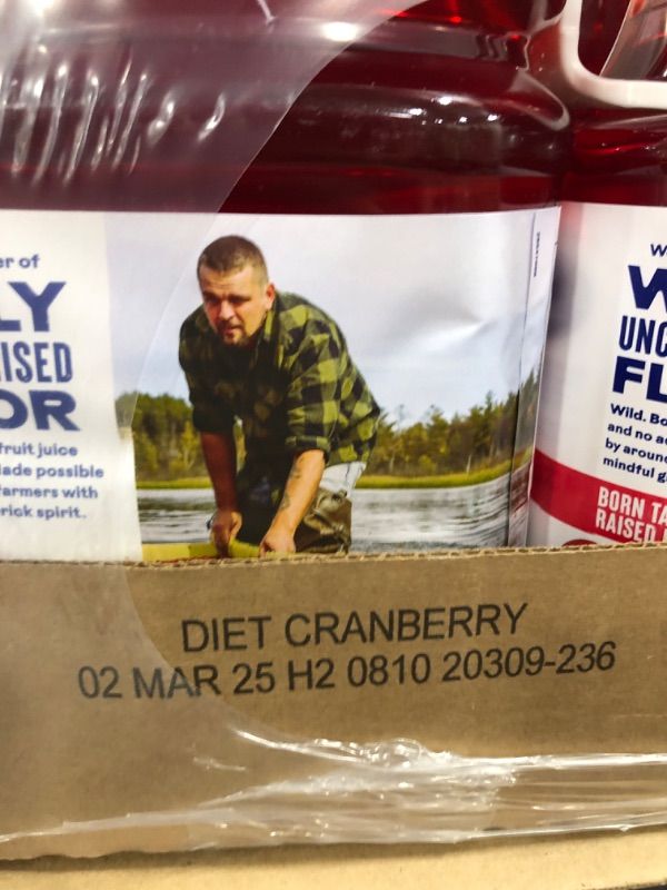 Photo 3 of 6 PACK Ocean Spray® Diet Cranberry Juice Drink, 101.4 Fl Oz Bottle  Cranberry 64 Fl Oz  6 pack exp MAR 2025